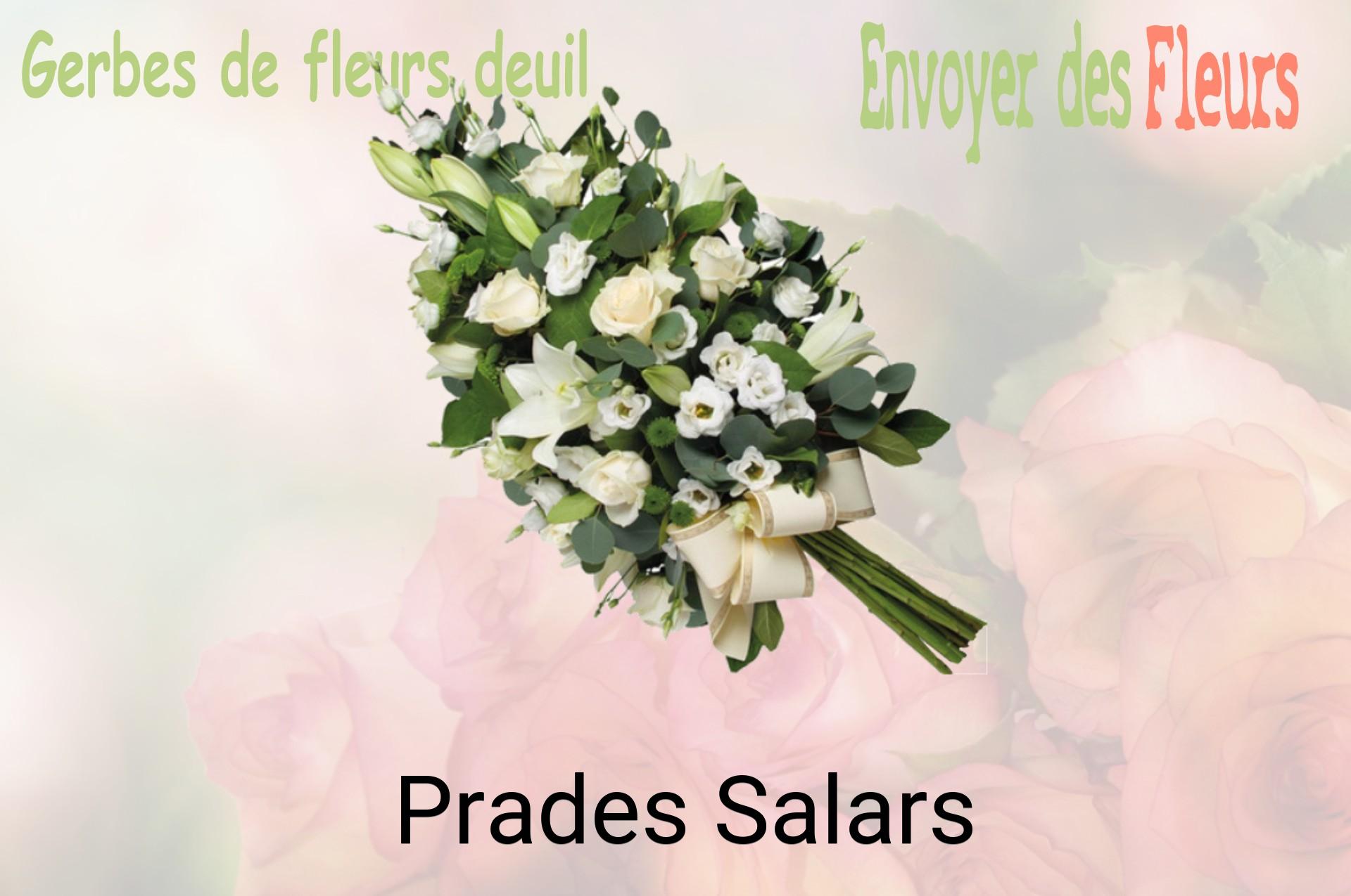 Gerbe de fleurs de deuil livrée à Prades-Salars